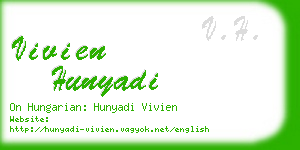vivien hunyadi business card